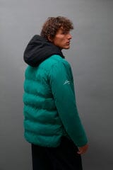Aston Martin F1 Kimoa Fernando Alonso Padded Puffy Jacket - Green Jackets Aston Martin F1 