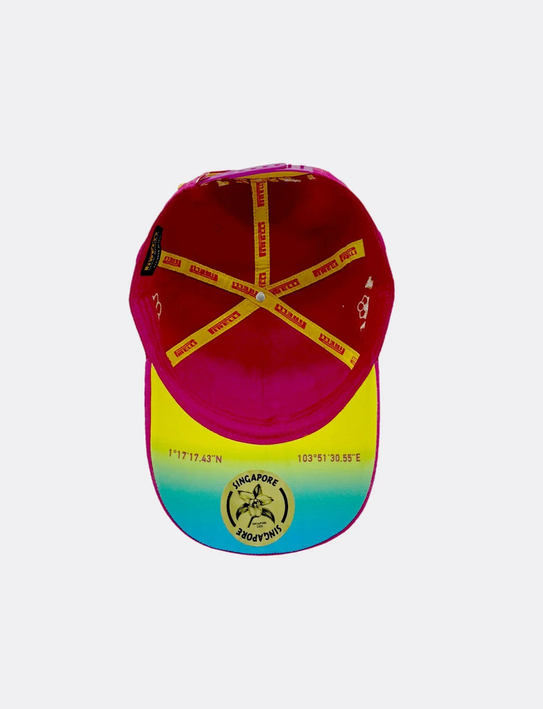 Pirelli Podium Special Edition Singapore GP 1st Place Hat - Burgundy Hats Pirelli 