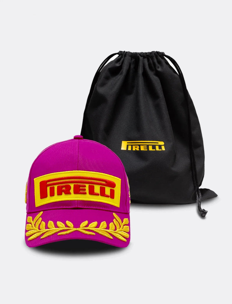 Pirelli Podium Special Edition Singapore GP 1st Place Hat - Burgundy Hats Pirelli 