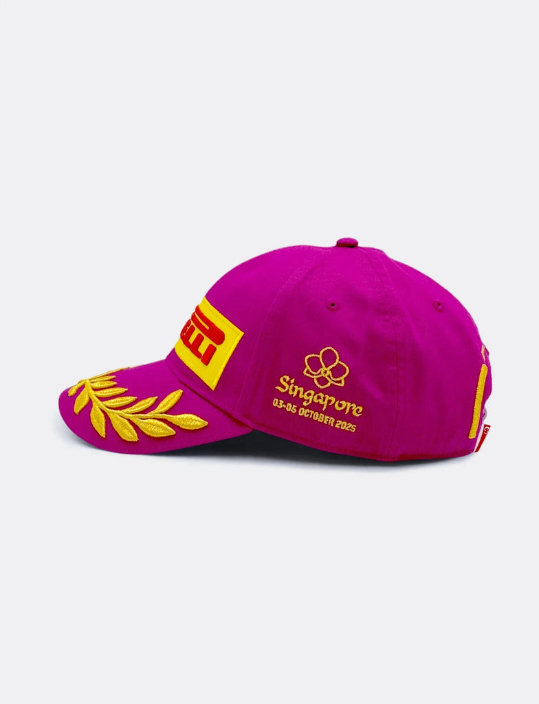 Pirelli Podium Special Edition Singapore GP 1st Place Hat - Burgundy Hats Pirelli 
