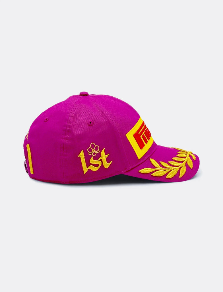 Pirelli Podium Special Edition Singapore GP 1st Place Hat - Burgundy Hats Pirelli 