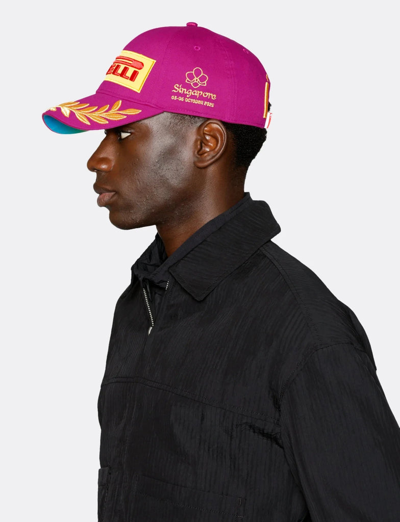 Pirelli Podium Special Edition Singapore GP 1st Place Hat - Burgundy Hats Pirelli 