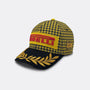 Pirelli Podium Special Edition Great Britain Silverstone GP 1st Place Hat - Houndstooth Yellow/Black Hats Pirelli 