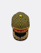 Pirelli Podium Special Edition Great Britain Silverstone GP 1st Place Hat - Houndstooth Yellow/Black Hats Pirelli 