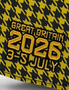 Pirelli Podium Special Edition Great Britain Silverstone GP 1st Place Hat - Houndstooth Yellow/Black Hats Pirelli 