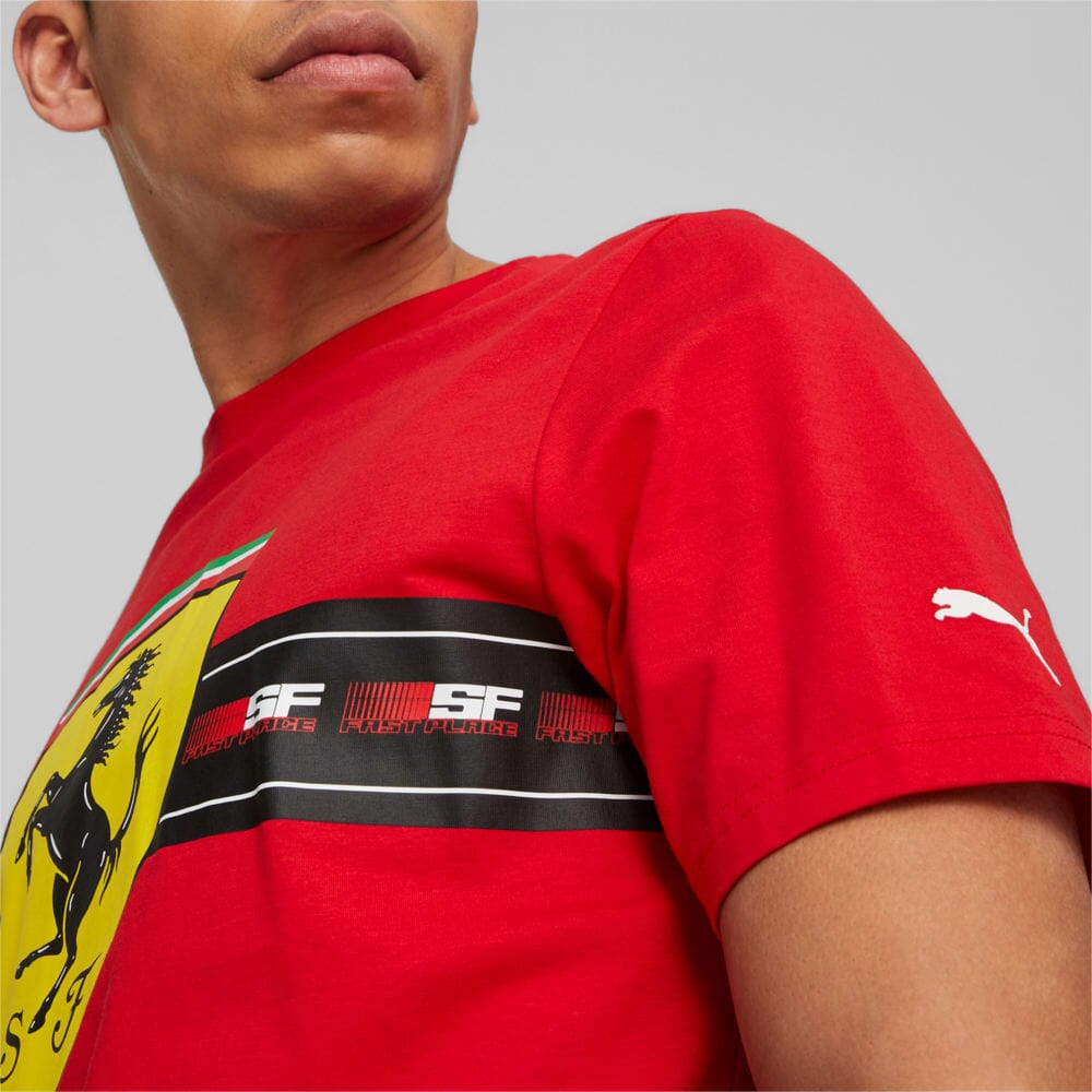 Scuderia Ferrari F1 Men's Puma Race Heritage T-Shirt -Black/Red T-shirts Scuderia Ferrari 