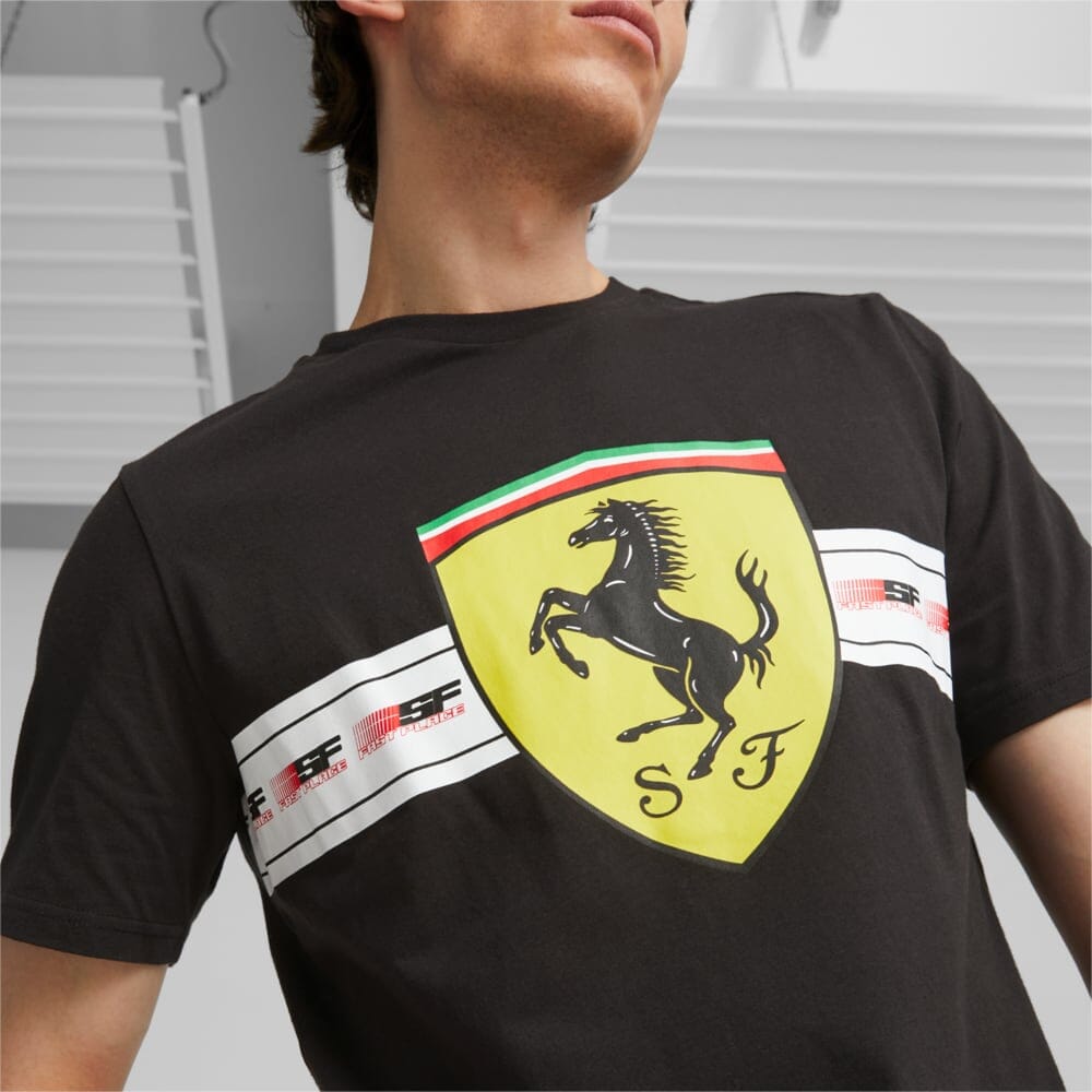Scuderia Ferrari F1 Men s Puma Race Heritage T Shirt Black Red CMC Motorsports