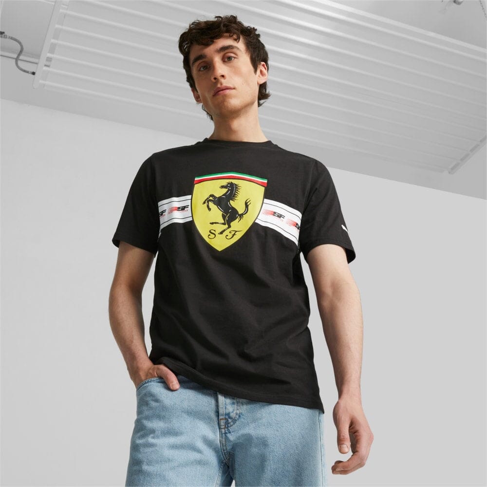 Scuderia Ferrari F1 Men's Puma Race Heritage T-Shirt -Black/Red T-shirts Scuderia Ferrari 