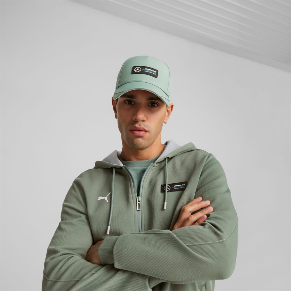 Mercedes Benz AMG Petronas F1 Puma Baseball Hat - Black/Silver/Green Hats Mercedes AMG Petronas 