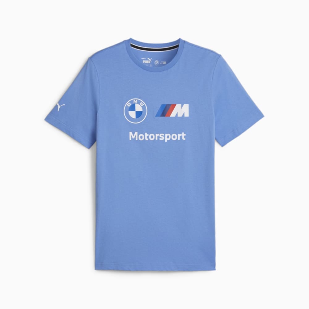 BMW M Motorsport Puma Essentials Logo T-Shirt Blue/Orange/Blue-M/Black