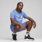 BMW M Motorsport Puma Essentials Logo T-Shirt - Blue T-shirts BMW Motorsports 