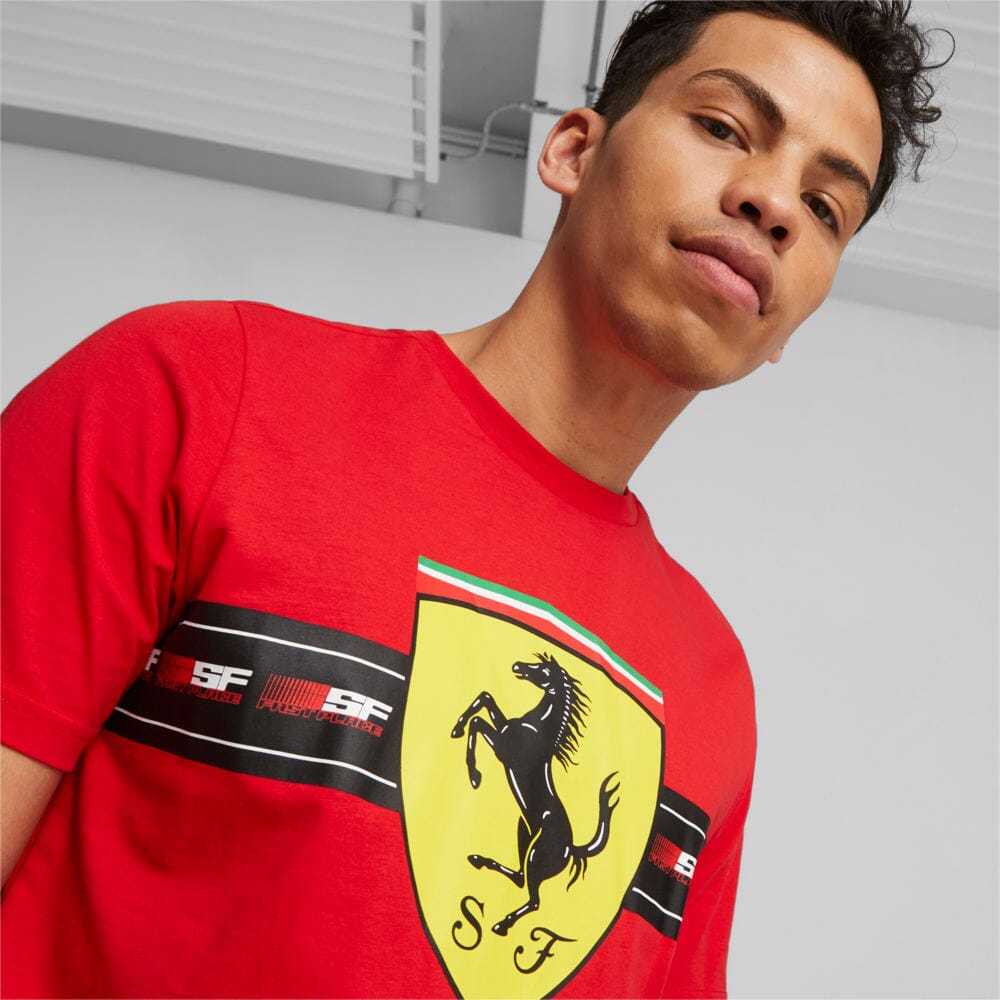 Scuderia Ferrari F1 Men's Puma Race Heritage T-Shirt -Black/Red T-shirts Scuderia Ferrari 