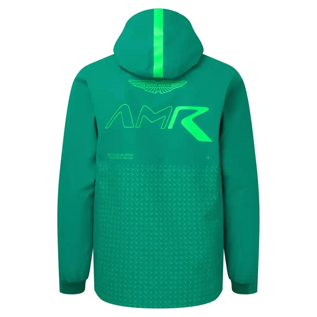 Aston Martin Racing Team Rain Jacket - Podium Green Jackets Aston Martin Racing 