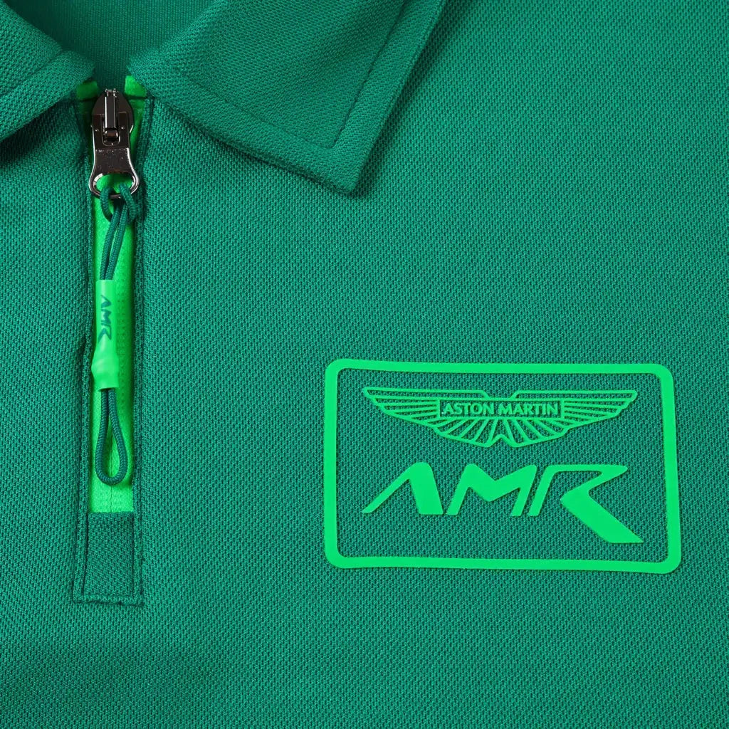 Aston Martin Racing Team Polo Shirt - Podium Green/Fluro Green Polos Aston Martin Racing 