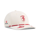 Scuderia Ferrari F1 2026 Charles Leclerc SE Monaco GP Hat - Frosted Ivory Hats Scuderia Ferrari 
