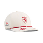 Scuderia Ferrari F1 2026 Charles Leclerc SE Monaco GP Hat - Frosted Ivory Hats Scuderia Ferrari 