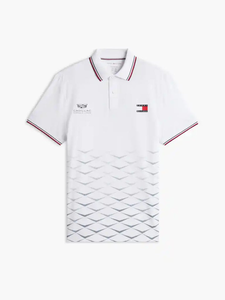 Cadillac F1 Racing 2026 SE Mexico GP Sergio "Checo" Perez Team Polo Shirt - White