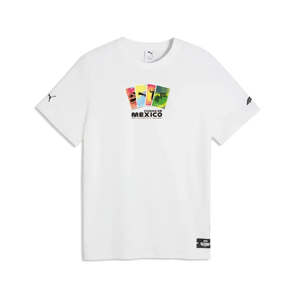 Formula 1 Tech Collection F1 Mexico GP Graphic T-Shirt - Puma White T-shirts Formula 1 