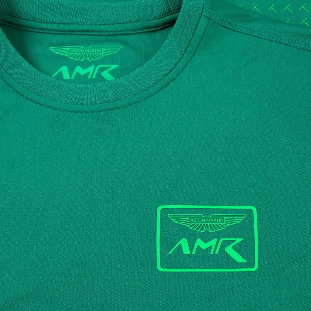 Aston Martin Racing Men's Team Tech Shirt - Podium Green T-Shirts Aston Martin Racing 