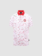 Nissan Formula E x Reflo Men's Sakura Golf Polo Shirt - White Polo Shirts Nissan Formula E 