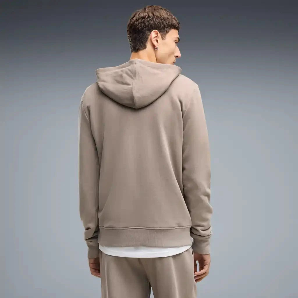 McLaren F1 Core Essentials Logo Hoodie - Puma Black/Papaya/Seafoam/Mouse Gray Hoodies McLaren 
