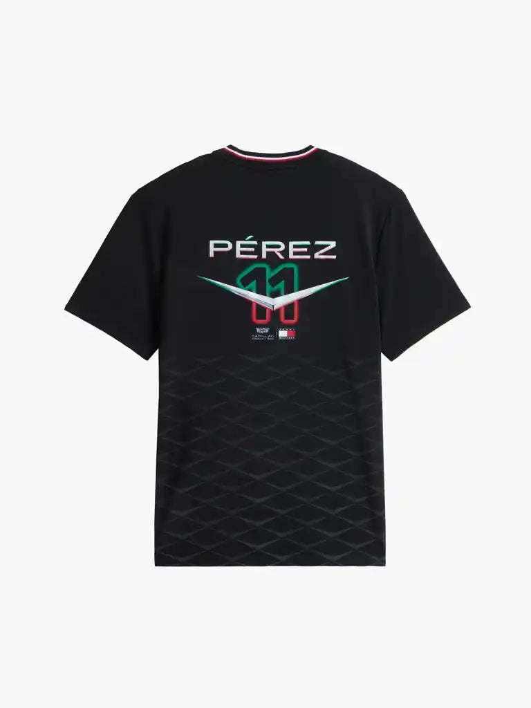 Cadillac F1 Racing 2026 SE Mexico GP Sergio "Checo" Perez Team Jersey - Black/White