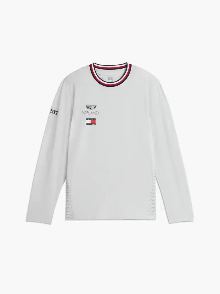 Cadillac F1 Racing 2026 Team Long Sleeve T-Shirt - Stone Grey