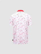 Nissan Formula E x Reflo Men's Sakura Golf Polo Shirt - White Polo Shirts Nissan Formula E 