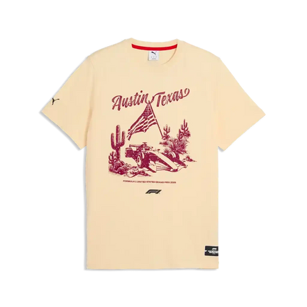 Formula 1 Tech Collection F1 Austin GP Graphic T-Shirt - Buttercream T-shirts Formula 1 