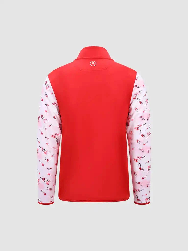 Nissan Formula E x Reflo Men's Golf 1/4 Zip Midlayer - Red Sweatshirts Nissan Formula E 