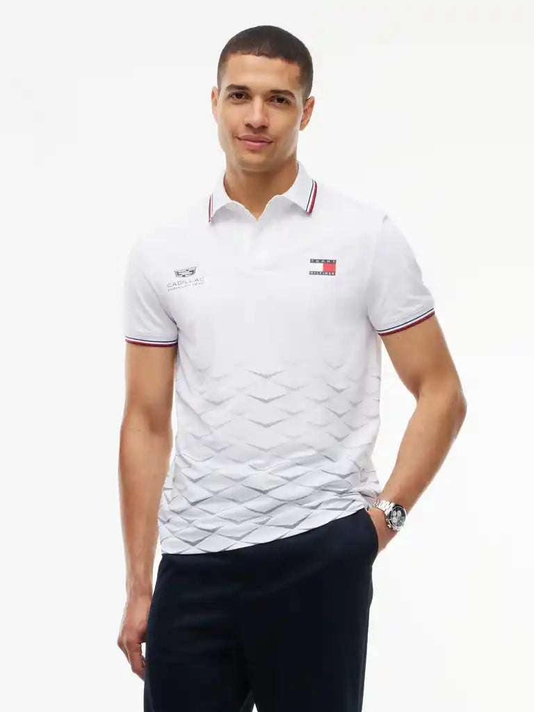 Cadillac F1 Racing 2026 SE Mexico GP Sergio "Checo" Perez Team Polo Shirt - White