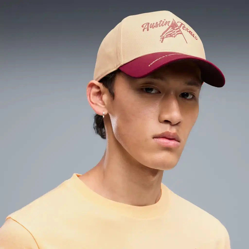 Formula 1 Tech Limited Edition Austin GP Hat - Cashew Brown Hats Formula 1 