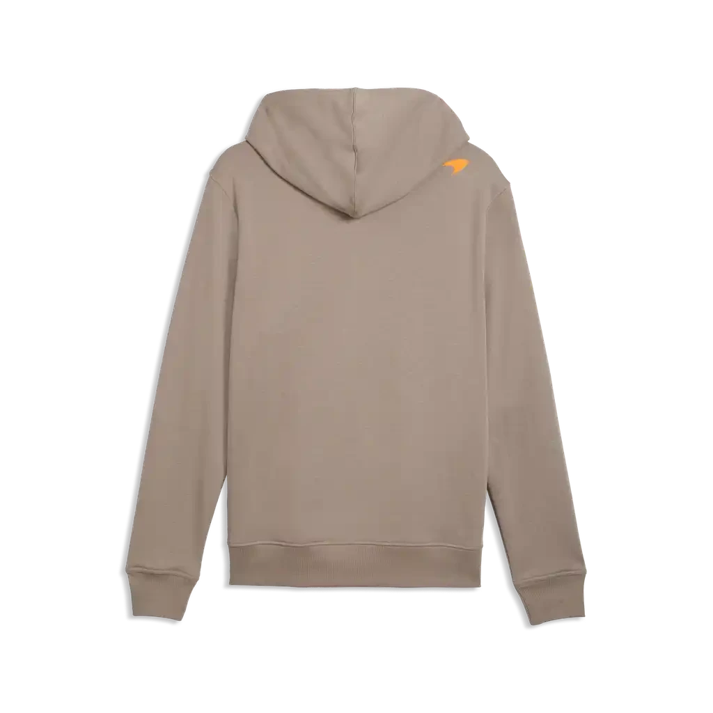 McLaren F1 Core Essentials Logo Hoodie - Puma Black/Papaya/Seafoam