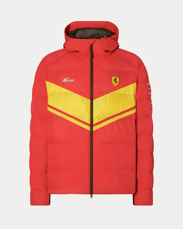 Scuderia Ferrari Hypercar Le Mans WEC Men's Track Puffer Jacket - Red Jackets Scuderia Ferrari 
