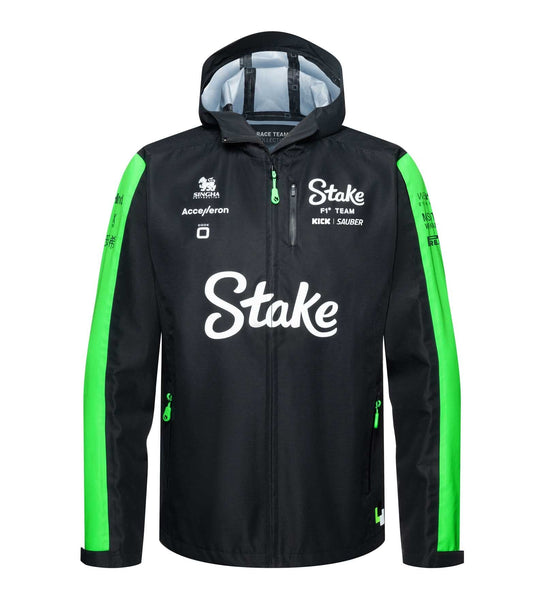 Stake F1 Kick Sauber Men's Team Rain Jacket - Black – CMC Motorsports®
