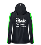 Stake F1 Kick Sauber 2024 Women's Team Rain Jacket - Black Jackets Stake F1 Kick Sauber 