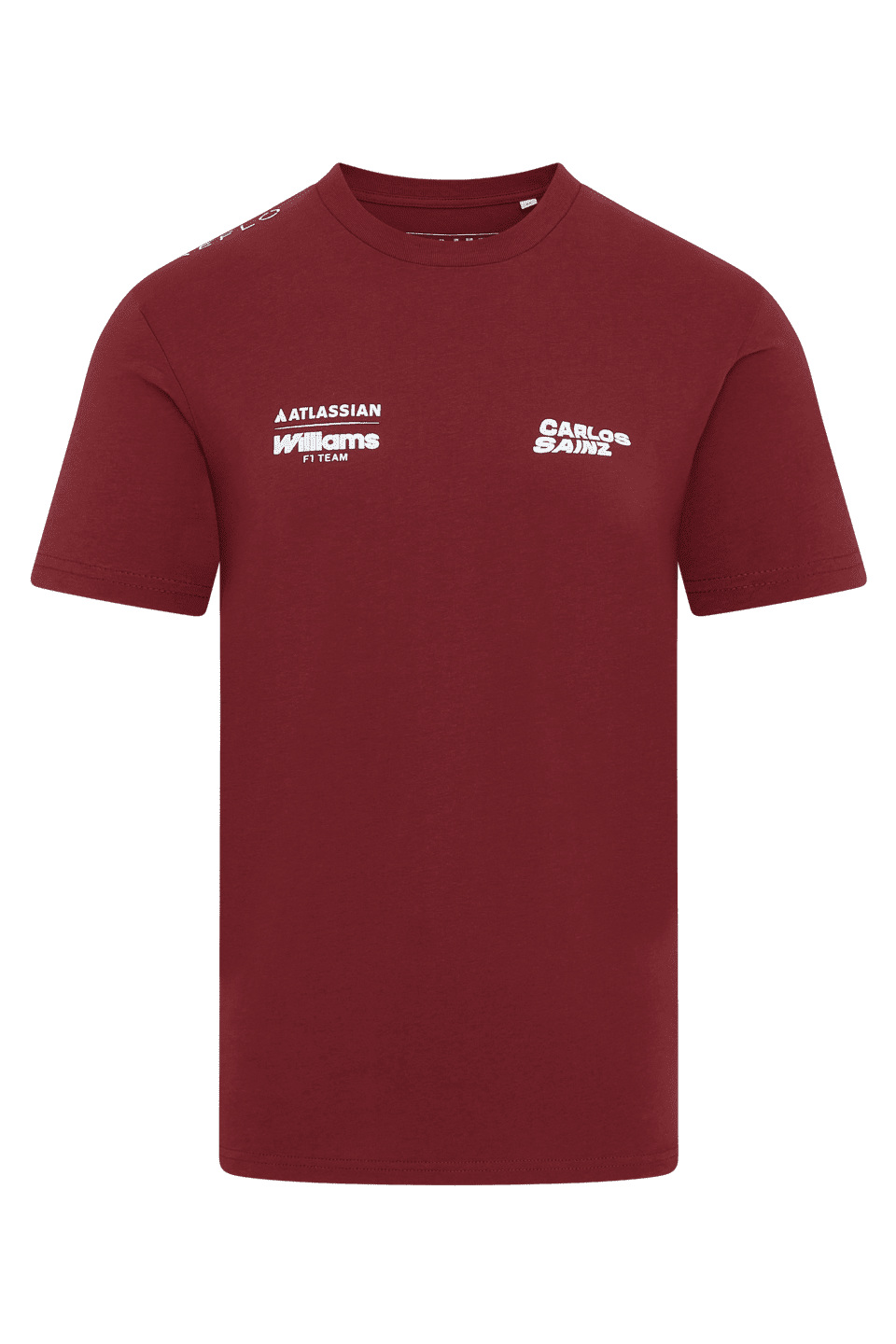 Atlassian Williams Racing F1 X Reflo Carlos Sainz T-Shirt - Burgundy T-shirts Williams Racing 