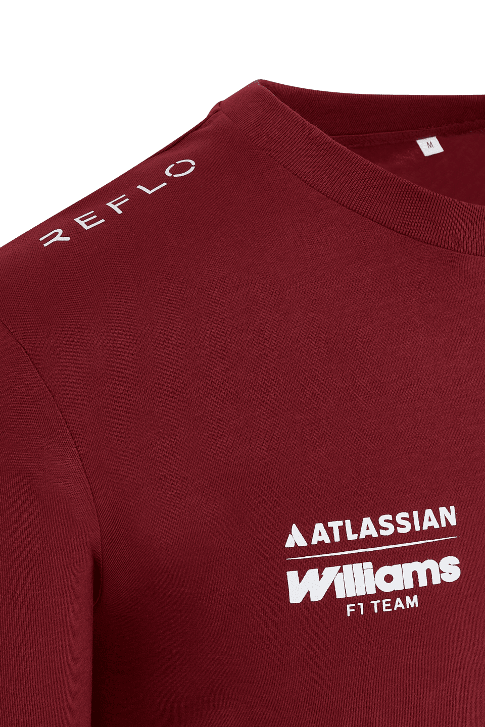 Atlassian Williams Racing F1 X Reflo Kids Carlos Sainz T-Shirt - Youth Burgundy T-shirts Williams Racing 