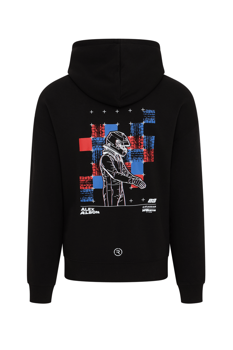 Atlassian Williams Racing F1 X Reflo Alex Albon Hoodie - Black Hoodies Williams Racing 