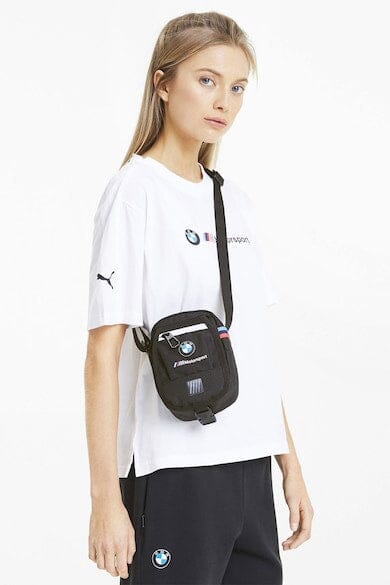 BMW Motorsport Puma Portable Small Shoulder Bag - Black Wallets BMW Motorsports 