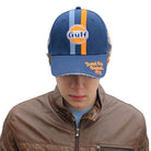 GrandPrix Originals Gulf 1970 Baseball Hat - Gulf Blue/White/Navy Hats GrandPrix Originals USA 