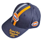 GrandPrix Originals Gulf 1970 Baseball Hat - Gulf Blue/White/Navy Hats GrandPrix Originals USA Navy 