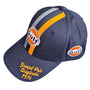 GrandPrix Originals Gulf 1970 Baseball Hat - Gulf Blue/White/Navy Hats GrandPrix Originals USA Navy 