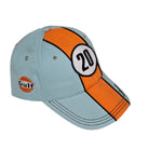 GrandPrix Originals Gulf Lucky #20 Baseball Hat - Gulf Blue Hats GrandPrix Originals USA 
