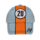 GrandPrix Originals Gulf Lucky #20 Baseball Hat - Gulf Blue Hats GrandPrix Originals USA 