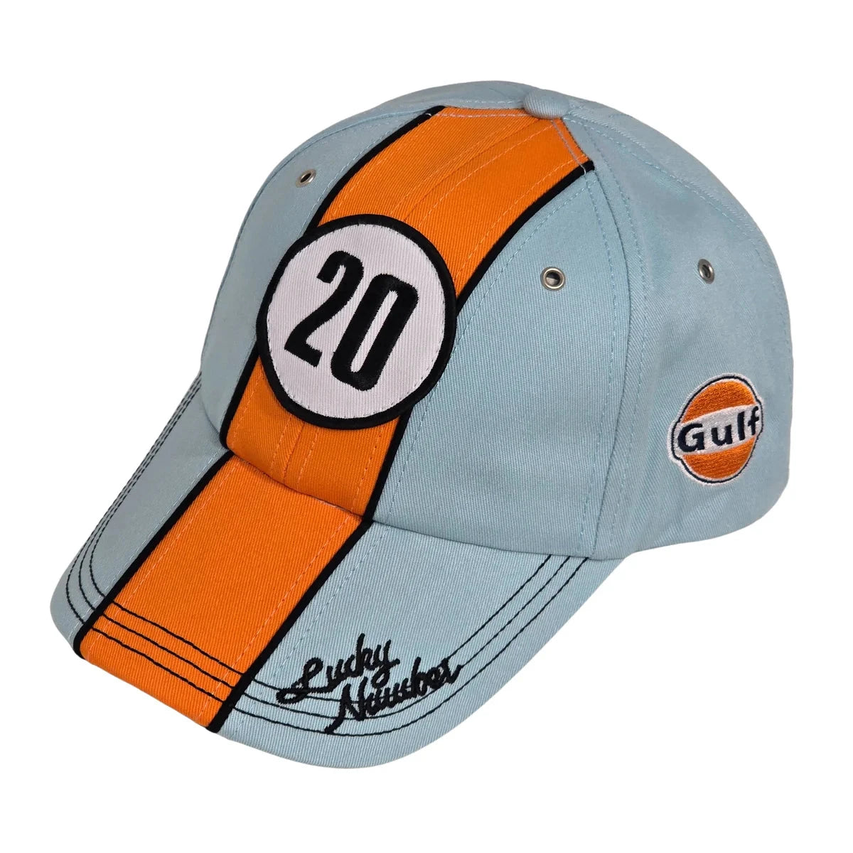 GrandPrix Originals Gulf Lucky #20 Baseball Hat - Gulf Blue – CMC