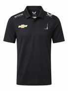 Nascar Spire Motorsport Men's Team Performance Polo Shirt - Caviar Black Polos Spire Motorsports 