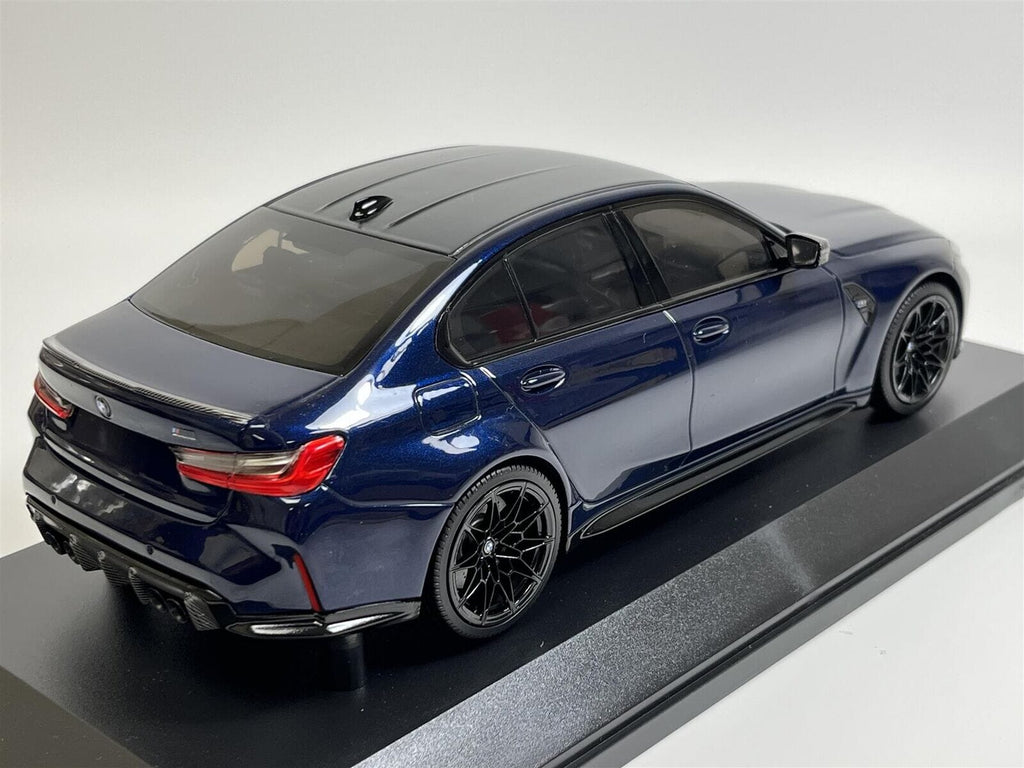 BMW M3 Metallic 1:18 Scale Minichamps - Blue/Black Model Cars BMW Motorsports 