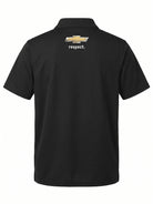 Nascar Spire Motorsport Men's Team Performance Polo Shirt - Caviar Black Polos Spire Motorsports 