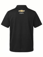 Nascar Spire Motorsport Men's Team Performance Polo Shirt - Caviar Black Polos Spire Motorsports 